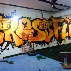 Gym Wall Painting
