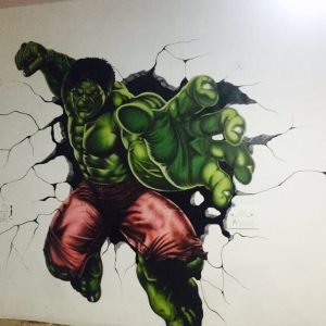 Gym Wall Painting