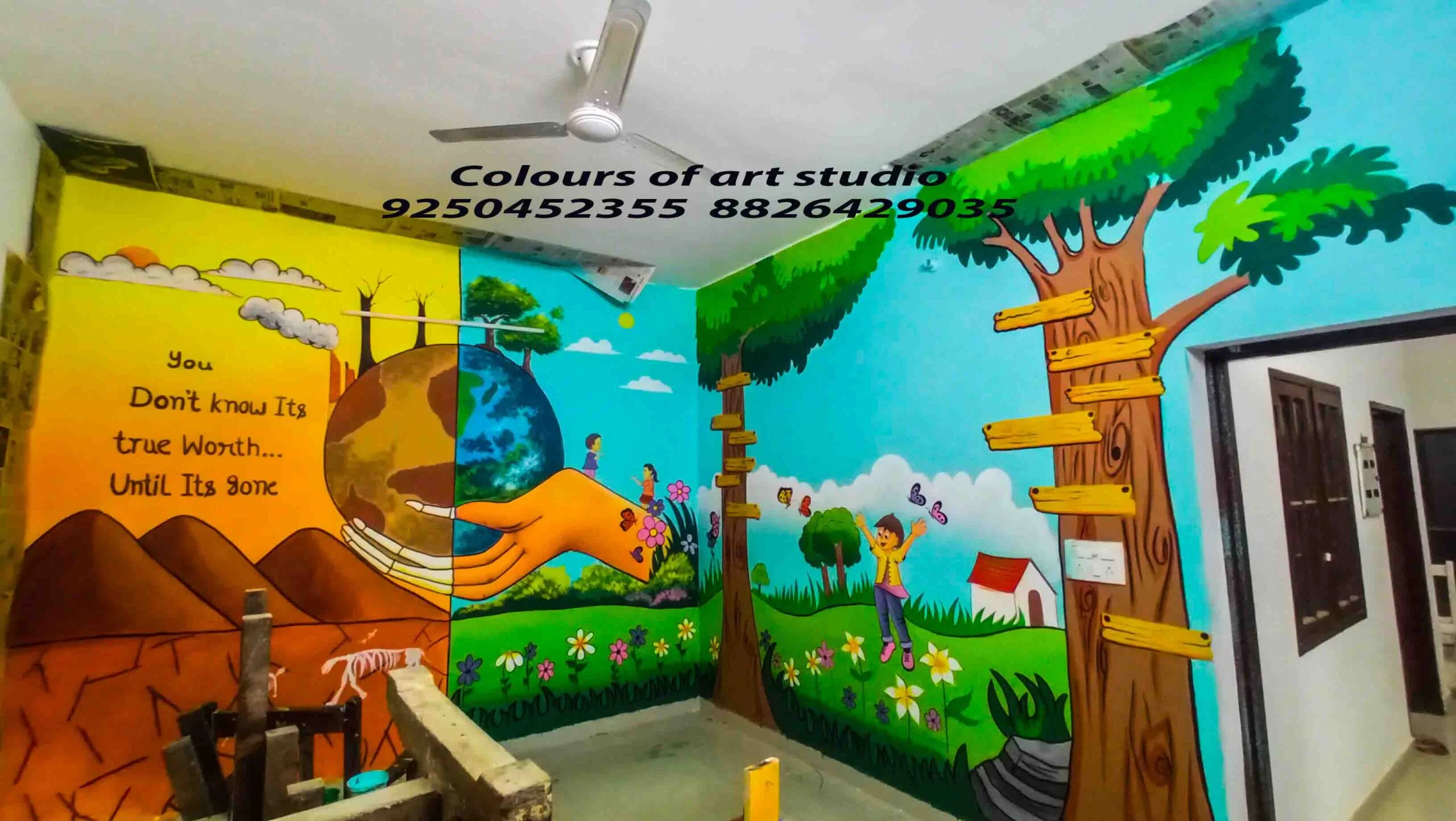 School Wall Painting