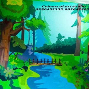 School Wall Painting